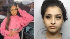 महक बुख़ारी और उनकी मां अनसरीन.