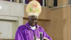 Archbishop of Nairobi Philip Anyolo say dem go return di money and dem no go accept oda pledges from di president