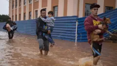 سیل در برزیل