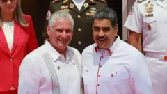Miguel Díaz-Canel y Nicolás Maduro
