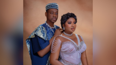 Nollywood actor Lateef Adedimeji and wife Mo Bimpe welcome triplets five years after marriage