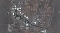 Imagen satelital de Natanz