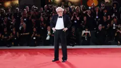 Woody Allen no tapete vermelho do Festival de Veneza