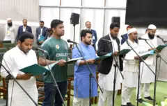 শপথ নেওয়ার সময় হাসনাত আবদুল্লাহর পোশাক নিয়ে আলোচনা চলছে সামাজিক মাধ্যমে