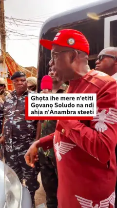 Mgbe Gọvanọ Anambra steeti bụ Chukwuma Soludo gara gbachie ahịa.