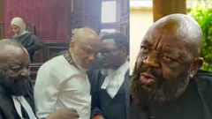 Aloy Ejimakor na Nnamdi Kanu n'ụlọikpe