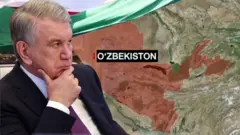 Mirziyoyev va xarita kollaji