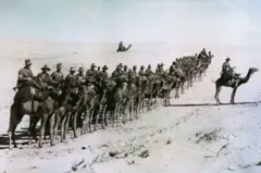  صورة لجنود أستراليين في مصر عام 1918