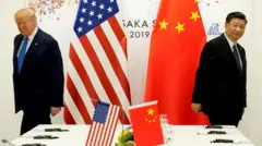abd lideri trump ve çin lideri şi