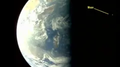 भारतको आदित्य-L1 सौर्ययानले पठाएको एउटा तस्बिर
