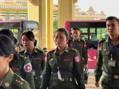 ၂၀၂၆ ခုနှစ်၊ မတ်လ ၁၈ ရက် အမျိုးသားလွှတ်တော်တက်ဖို့ ရောက်လာကြတဲ့ တပ်လွှတ်တော်ကိုယ်စားလှယ်တွေ 