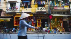 Hanoi city in Vietnam 