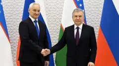 Шавкат Мирзиёев Россия Мудофаа вазири Андрей Белоусовни қабул қилган