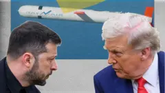 Ông Zelensky và ông Trump 