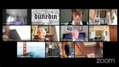 Dunedin Belediye Meclisi'nin Zoom toplantısı