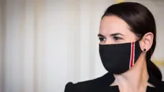 زعيمة المعارضة البيلاروسية سفيتلانا تيكانوفسكايا