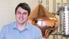 Scott Wilson-Laing pictured at WL Distillery in County Durham