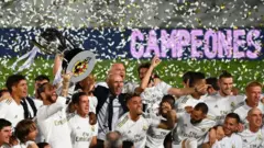 Real Madrid celebrate