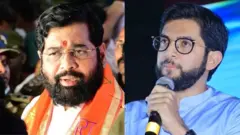 एकनाथ शिंदे आदित्य ठाकरे
