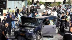 سيارة بعد حادث دهس