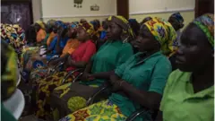 106 Chibok girls don go back to dia papa and mama