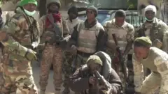 A group of Nigerian soldiers