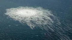 ভিডিওতে দেখা যাচ্ছে পানিতে বুদবুদ উঠছে।