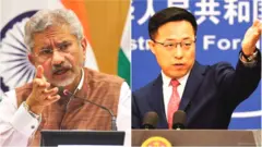 जयशंकर और चीनी प्रवक्ता