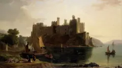 Pintura del Castillo Conwy