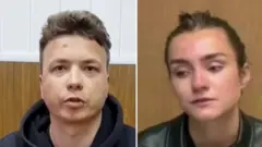 Roman Protasevich and Sofia Sapega