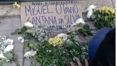 Protesto pela morte do menino Miguel, em 5 de junho