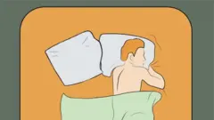 Touching hands illustration