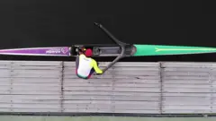 Privel Hinkati est le premier rameur béninois à s'être qualifié pour les Jeux Olympiques