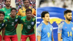 ফুটবল, বাংলাদেশ, ভারত