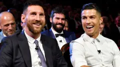 Lionel Messi and Cristiano Ronaldo