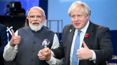 బోరిస్ జాన్సన్, మోదీ