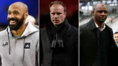 Thierry Heny, Dennis Bergkamp and Patrick Vieira