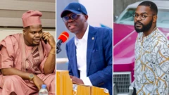 Lagos govnor Babajide Sanwo-Olu invite Mr. Macaroni, Falz for peace waka