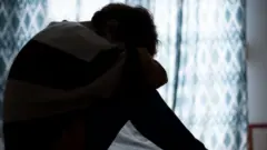 sad person