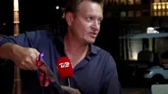 Rasmus Tantholdt, periodista de la cadena danesa TV2