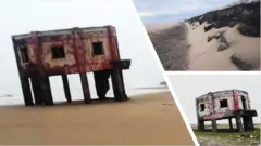 నరసాపురం దగ్గర ముందుకొచ్చిన సముద్రం