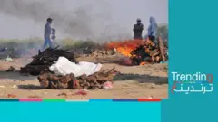 عشرات من جثث ضحايا كورونا تطفو على نهر الغانج بالهند