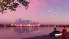 Phối cảnh Nhà hát opera Hồ Tây