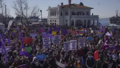 Kadın protesto