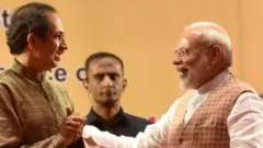 नरेंद्र मोदी, उद्धव ठाकरे