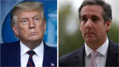 Donald Trump and Michael Cohen
