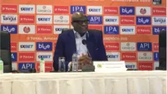 Caf interim president, Constant Omari