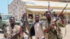 Miembros del Ejército sudanés
