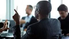 Une réunion de cadres d'entreprise