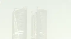 புழுதியால் மறைந்துபோன புர்ஜ் கலிபா கட்டடம்